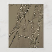 メイクアップアーティスト美しいサロングリッターフライヤーマーブル チラシ (裏面)