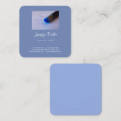 メイクアップアーティスト美しいサロンモダンプロフェッショナル スクエア名刺 (正面/裏面)