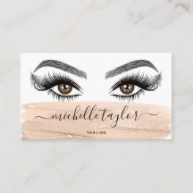 メイクアップアーティスト美しいサロンラッシュエクステンション赤面