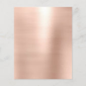 メイクアップアーティスト美しいサロンラッシュフライヤーアイズスキン チラシ (裏面)