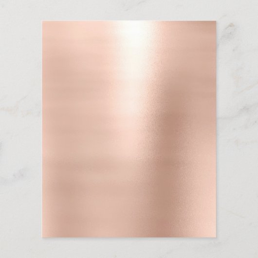 メイクアップアーティスト美しいサロンラッシュフライヤーアイズスキン チラシ (裏面)