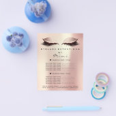 メイクアップアーティスト美しいサロンラッシュフライヤーバラスパーク チラシ (シングル)