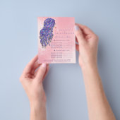 メイクアップアーティスト美しいサロンラッシュフライヤーパステルグラデーション チラシ (手)