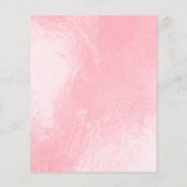 メイクアップアーティスト美しいサロンラッシュフライヤーパステルグラデーション チラシ (裏面)