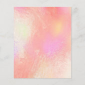 メイクアップアーティスト美しいサロンラッシュフライヤーパステルグラデーション チラシ (裏面)