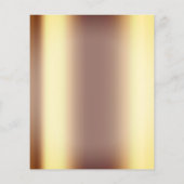 メイクアップアーティスト美しいサロンラッシュフライヤーピーチ金ゴールド チラシ (裏面)