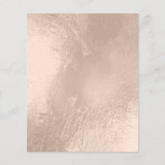 メイクアップアーティスト美しいサロンラッシュフライヤーマーメイド梨 チラシ (裏面)