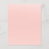 メイクアップアーティスト美しいサロン価格リストチラシピンク チラシ (裏面)