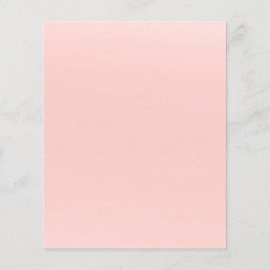 メイクアップアーティスト美しいサロン価格リストチラシピンク チラシ (裏面)