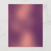 メイクアップアーティスト美しいサロン金ゴールドグリッターフライヤーバラ チラシ (裏面)