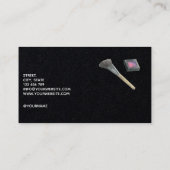 メイクアップアーティスト美しいサロン 名刺 (裏面)