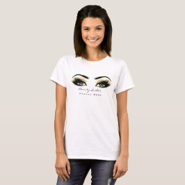 メイクアップアーティスト美しいラッシュスタジオシャマイニュ Tシャツ
