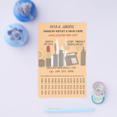 メイクアップアーティスト美しい商品ビジネスサービス チラシ (シングル)