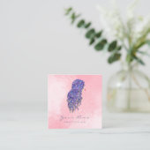 メイクアップアーティスト美容師のラッシュマーメイドスクエア スクエア名刺 (スタンド正面)