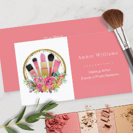 メイクアップアーティスト美容師サロンスパスタイリスト 名刺