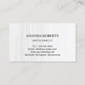 メイクアップアーティスト美容師サロンバラ金ゴールドロイヤリティ ロイヤリティカード (裏面)