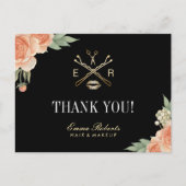 メイクアップアーティスト美容師サロンフローラありがとう ポストカード (正面)