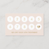 メイクアップアーティスト美容師バラフローラロイヤリティ ロイヤリティカード (裏面)