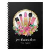 メイクアップアーティスト美容師ビューティシアンスタイリスト ノートブック (正面)