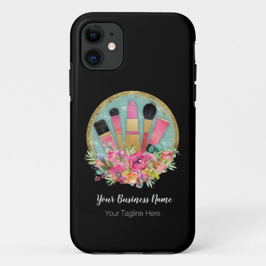 メイクアップアーティスト美容師ビューティシアンスタイリスト Case-Mate iPhoneケース (裏面)