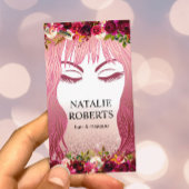 メイクアップアーティスト美容師ブルゴーニュフローラサロン 予約カード