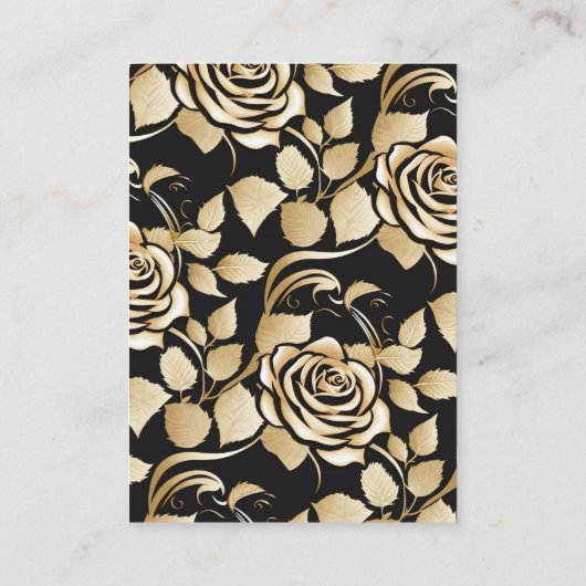 メイクアップアーティスト美容師モダンネックレスディスプレイ 予約カード (裏面)