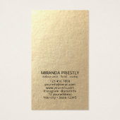 メイクアップアーティスト美容師モダンパッケージの挿入 (裏面)