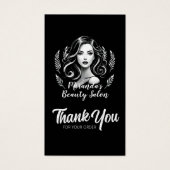 メイクアップアーティスト美容師モダンパッケージの挿入 (正面)