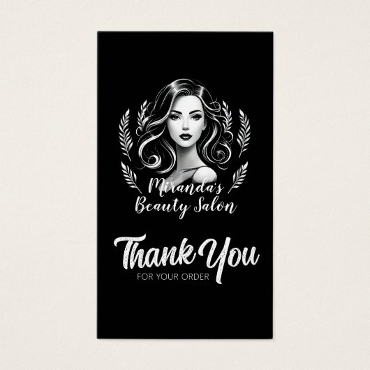 メイクアップアーティスト美容師モダンパッケージの挿入 (正面)