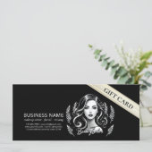 メイクアップアーティスト美容師モダン白黒金ゴールド (スタンド正面)