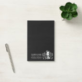 メイクアップアーティスト美容師モダン白黒金ゴールド ポストイット (オフィス)