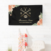 メイクアップアーティスト美容師ヴィンテージフローラサロン 横断幕 (インサイチュ)