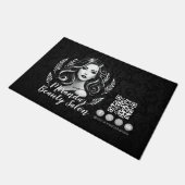 メイクアップアーティスト美容師美しいサロンラッシュブローズ ドアマット (アングル)