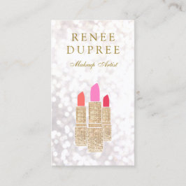 メイクアップアーティスト金ゴールド口紅10パンチロイヤリティ ロイヤリティカード