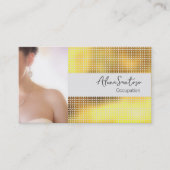 メイクアップアーティスト金ゴールド続編 名刺 (正面)