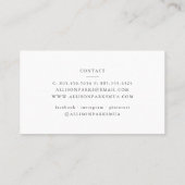 メイクアップアーティスト/その他の名刺 名刺 (裏面)