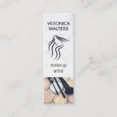メイクアップアーティスト | ウォメンズ美しい スキニー名刺 (正面)