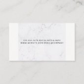 メイクアップアーティスト | ウォメンズ美しい | メイクアップキット 名刺 (裏面)