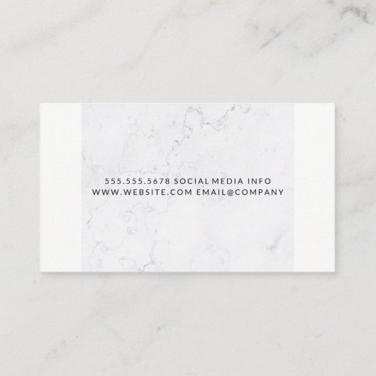 メイクアップアーティスト | ウォメンズ美しい | メイクアップキット 名刺 (裏面)