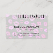 メイクアップアーティスト/キス 名刺 (裏面)