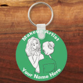 メイクアップアーティスト キーホルダー (正面)