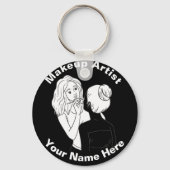 メイクアップアーティスト キーホルダー (正面)