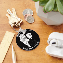 メイクアップアーティスト キーホルダー