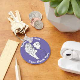 メイクアップアーティスト キーホルダー