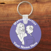 メイクアップアーティスト キーホルダー (正面)