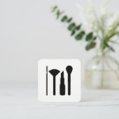 メイクアップアーティスト スクエア名刺 (スタンド正面)