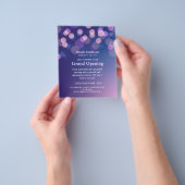 メイクアップアーティスト パープルスパークルズ グランデビュー チラシ (手)