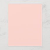 メイクアップアーティスト ビューティーサロン フライヤー SPA ローズ 料金 (裏面)