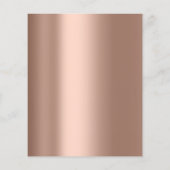 メイクアップアーティスト ビューティーサロン 価格表 スキニー ローズ チラシ (裏面)