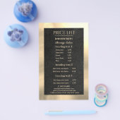 メイクアップアーティスト ブラックゴールド フライヤー (シングル)